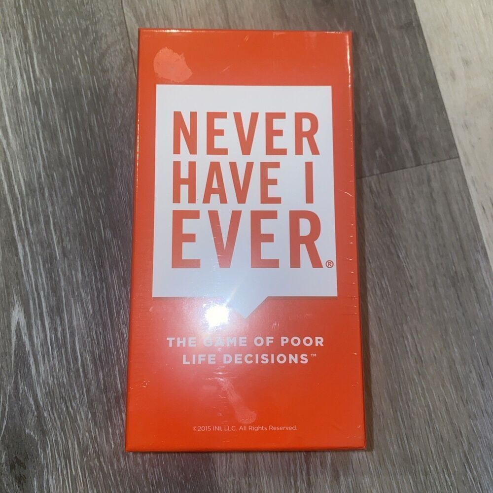 Never Have I Ever the Game of Poor Life Decisions Card Game 2019